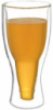 Стакан пивной «Beer Bottle» 350мл с двойными стенками, стеклянная термокружка