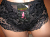 Трусики жіночі LuLoLa чорні з мереживом розмір L (44-46)