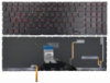 Клавіатура HP Omen 15-DH 15-DC чорна без рамки Прямий Enter підсвітка RED Original PRC