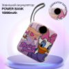 Павербанк с быстрой зарядкой 10000мАч, Power Bank с двумя встроенными кабелями Lightning и  Type-C, 120W Duck