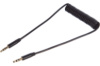 Кабель AUX-AUX 3.5 мм 3 pin (спіраль)