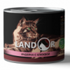 LANDOR Turkey and Cranberries for Cats Влажный корм для взрослых стерилизованных кошек с индейкой и клюквой 200 г