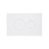 Клавіша змиву Qtap Standard 152x236x28 мм, White, кругла QTSTD164W49468