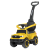 Дитячий електромобіль Ford каталка-толокар з батьківською ручкою Bambi M 4564B-6 Жовтий