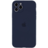 Чохол Apple iPhone 12 Pro Max (6.7«») - Silicone Case Full Camera Protective (AA) (Темно-синій / Midnight blue) - купити в SmartEra.ua