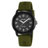 Чоловічий наручний годинник Skmei 2733AG Black-Army Green з водонепроникністю 5 ATM та люмінесцентною підсвіткою