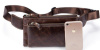 Поясна сумка гладка 714738 Коричнева
