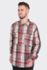 Чоловіча сорочка в клітку з штучного кашеміру