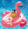 Надувной развивающий игровой водный плотик Фламинго 57288 Intex большой плот