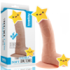 Вигнутий фалоімітатор на присосці «The ultra soft dude 8.8» від LoveToy (довжина 20 см, діаметр 5 см)