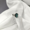 Серебряное кольцо CatalogSilver с топазом Лондон Блю 5.043ct, фианитами, вес изделия 4,81 гр (2174134) 17.5 размер