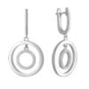 Серебряные серьги CatalogSilver с фианитами (2067764)