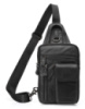 Сумка через плече чоловіча 714777 Чорна