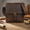 Мужская сумка для документов и города Vintage 14675 Коричневая