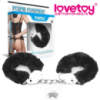 Наручники з чорним хутром «Fluffy Hand Cuffs» від LoveToy