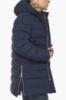 Куртка мужская Braggart удлиненная с капюшоном - 49023 цвет тёмно-синий