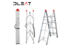 Алюмінієві сходи-трансформер драбина (JDT1020S05) (Висота 1,7 м)
