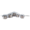 Набор посуды 10 предметов ASTRA A-2310, набор кастрюль для электроплиты, сборный набор кастрюль