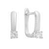 Серебряные серьги CatalogSilver с фианитами (2187295)