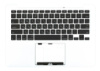 Клавіатура для ноутбука Apple MacBook Pro (A1425) Black, (Silver TopCase), RU (горизонтальний ентер)