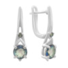 Серебряные серьги CatalogSilver с мистик топазом 1.225ct (2179207)