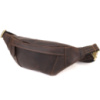 Удобная сумка-бананка для мужчин из натуральной винтажной кожи Shvigel 23121 Коричневый