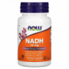 NADH, 10 мг, Now Foods, 60 вегетарианских капсул