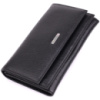 Вместительный женский кошелек из натуральной кожи KARYA 22859 Черный