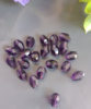Хрустальные бусины*капля*. Размер 6*8мм. Цвет аметистовый. Цена указана за 1 шт