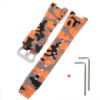 Ремінець для Casio G-Shock GST-W300 Camo Orange SI полімерний помаранчевий камуфляж (1051-0944)