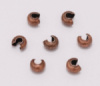 Металлические кримпы / 5 мм / медь /  10 штук