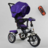 Велосипед 3-х колёсный 5890 / 85-975 Best Trike (1) ФАРА C USB, ПОВОРОТНОЕ СИДЕНИЕ, СКЛАДНОЙ РУЛЬ, Рус.озвучка, НАДУВНЫЕ КОЛЕСА, ПУЛЬТ(свет,звук)