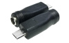 Переходник для блока питания micro USB з 5.5x2.1(2.5)mm  (DC/microUSB)