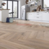 Ламінат вологостійкий KRONOTEX Herringbone 3766 Metz Oak 32 клас 8 мм з фаскою V4