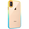 Чехол TPU+PC Fresh sip series для Apple iPhone XS Max (6.5«») Бирюзовый / Оранжевый - купити в SmartEra.ua