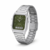 Чоловічий годинник Casio AQ-230A-3A — Сріблястий браслет та зелений циферблат, стрілково-електронний