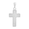 Серебряный крестик CatalogSilver с фианитами (2149316)