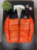 Куртка TNF оранжевая с узорами 7-416