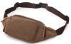 Сумка поясна текстильна Vintage 20176 Коричнева