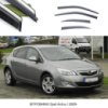 Дефлектори вікон Opel Astra J 2009- П/К скотч «FLY» (нерж. сталь 3D) BOPAJ0923-W/S (101)