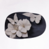 Коврик для ванной комнаты с 3D-эффектом Petal Relief 38*58 см диатомитовый Черный HP-42-38