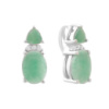 Серебряная подвеска CatalogSilver с изумрудом 1.541ct (2152927)