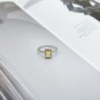 Серебряное кольцо CatalogSilver с цитрином nano 1.325ct, вес изделия 2,06 гр (2171867) 17 размер