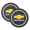 Килимки в підстаканник антиковзаючі Chevrolet 7см 2шт