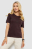 Футболка жіноча з принтом 241R130, колір шоколадний, 241R131