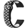 DM Ремінець Sport Nike 22 mm Універсальний Black/White