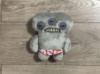 Плюшевый монстр Fuggler Funny Ugly Monster серый в трусах, 23 см - мягкая игрушка Фаглер с зубами, подарок для детей и коллекцион Сірий