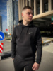 Зимний худи с начесом Nike черный RD013
