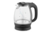 Электрочайник стеклянный Metec 1.7л черный (700014)