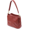Женская кожаная сумка с тремя секциями Vintage 22981 Красный